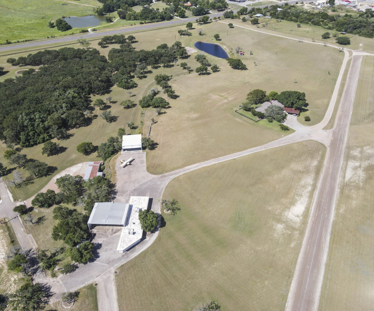 Texas Airport for sale with paved runway for sale, includes home and