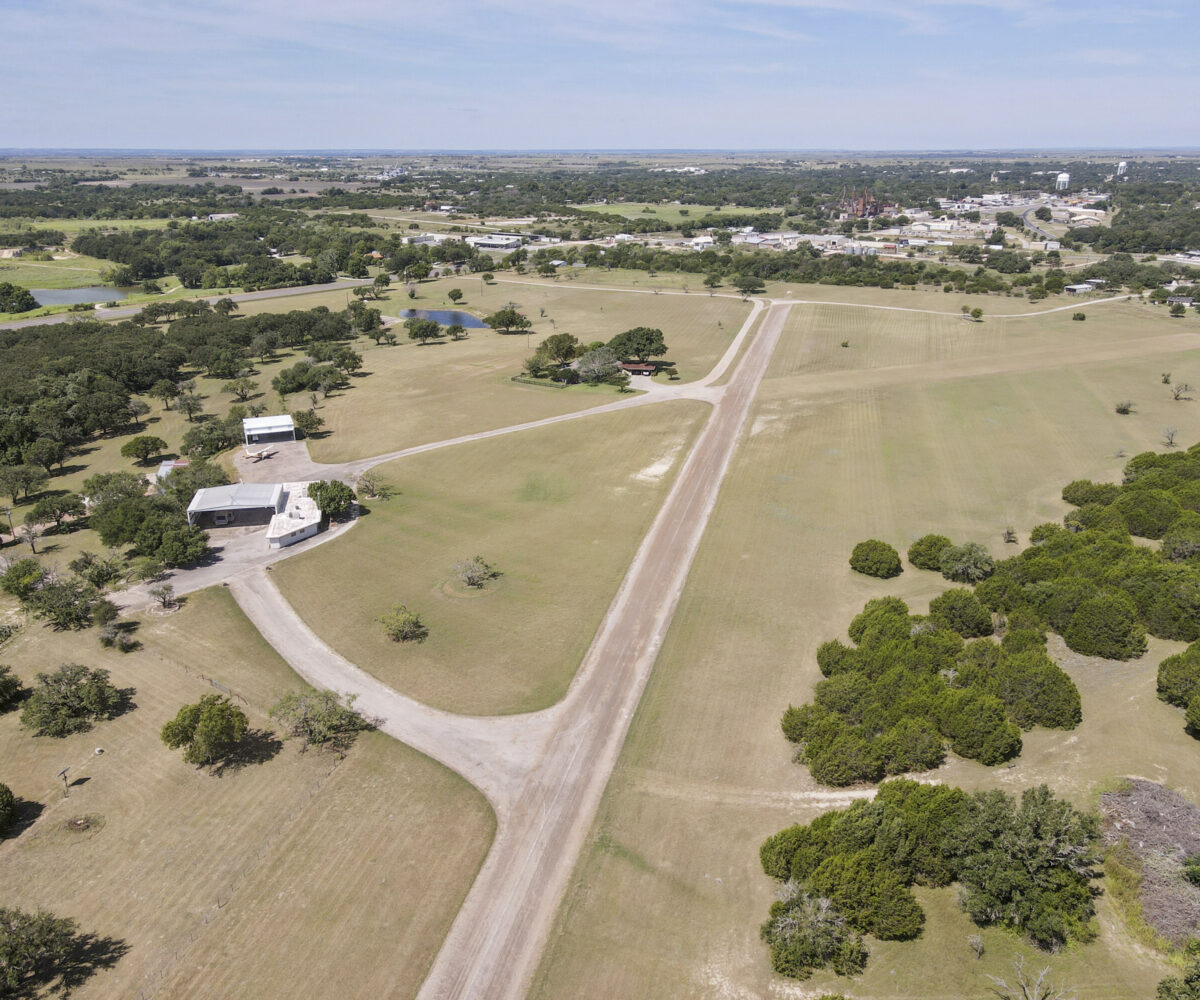 Texas Airport for sale with paved runway for sale, includes home and