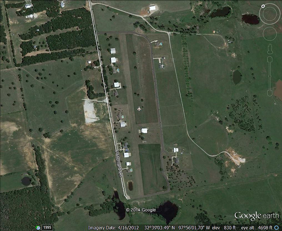 Home with Hangar for Sale, Brock, Texas, [Ft Worth area] (58TX), Texas