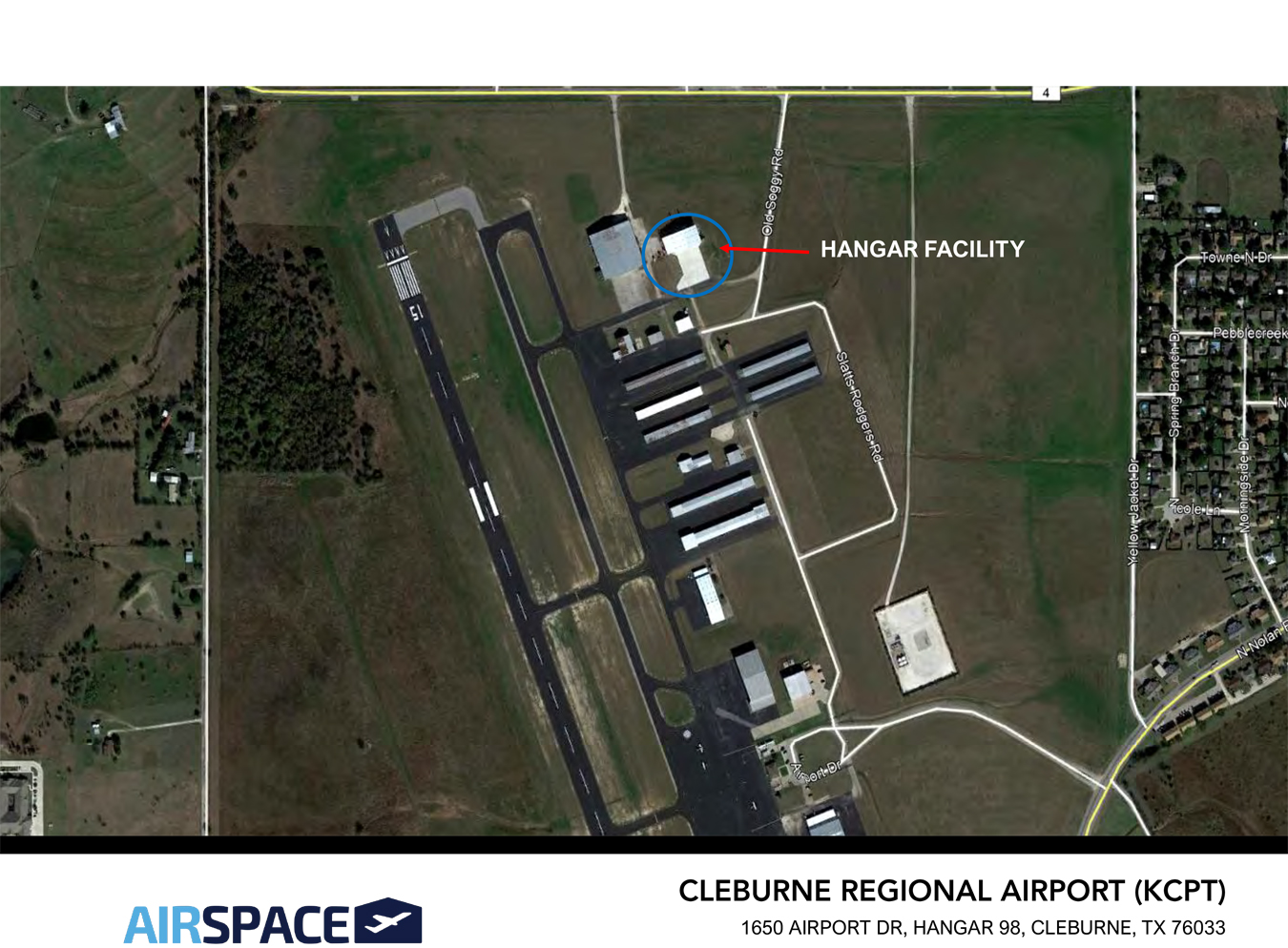 Hangar For Lease Cleburne Airport KCPT Texas Airport Properties