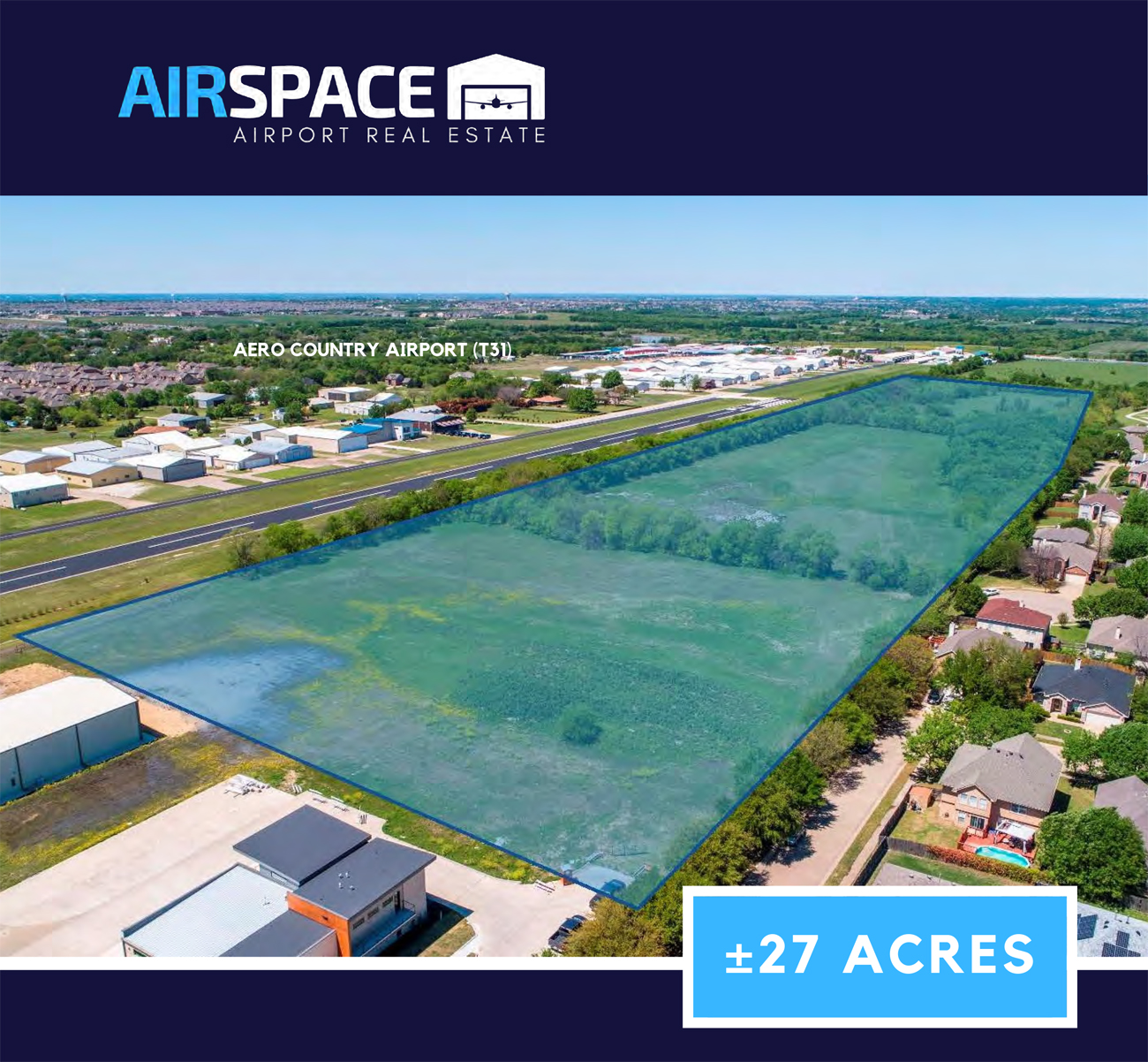 Acreage / Land Dividable Lot For Sale at T31 Airport DFW area, Texas